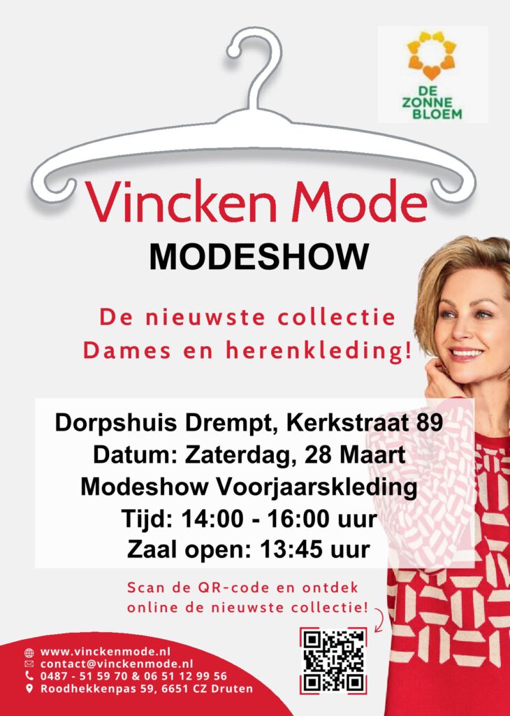 Lees meer over het artikel De Zonnebloem HKD organiseert modeshow op 28 maart