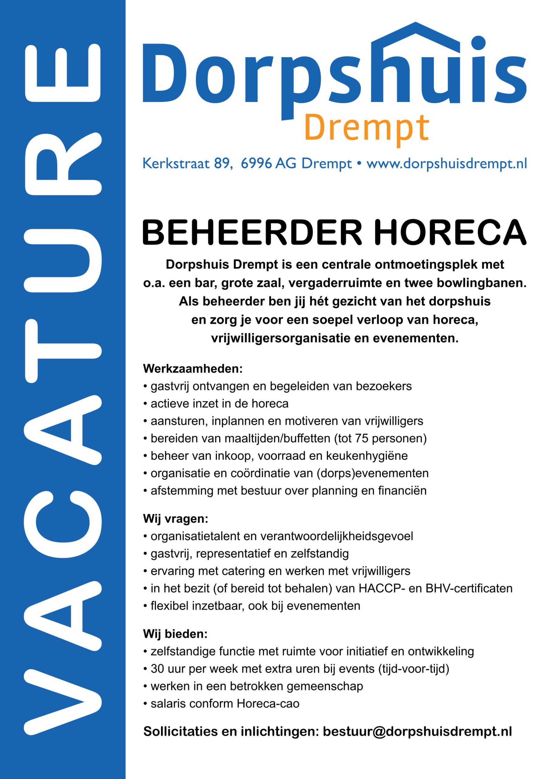 vacature advertentie in de krant