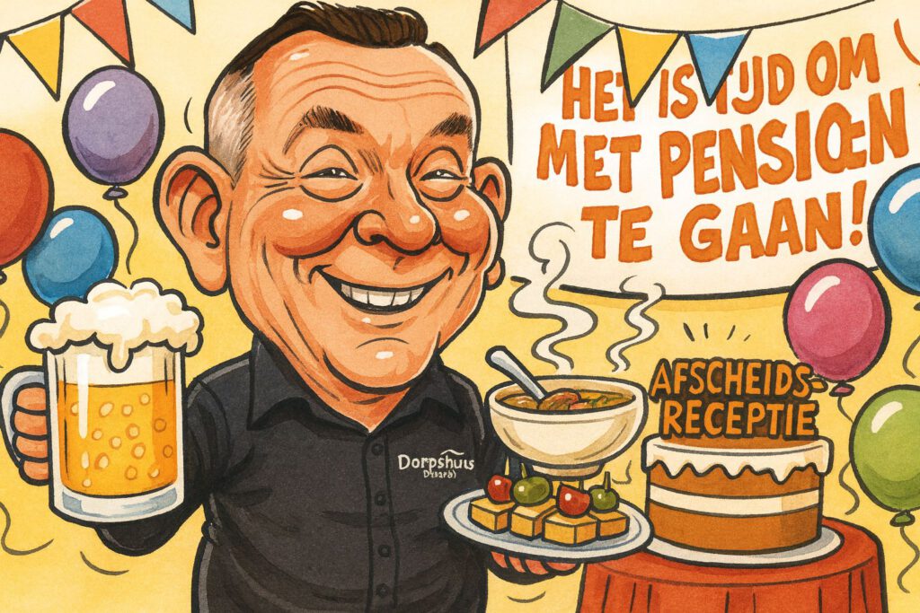 Lees meer over het artikel Afscheidsreceptie voor dorpshuisbeheerder Frank op 1 mei