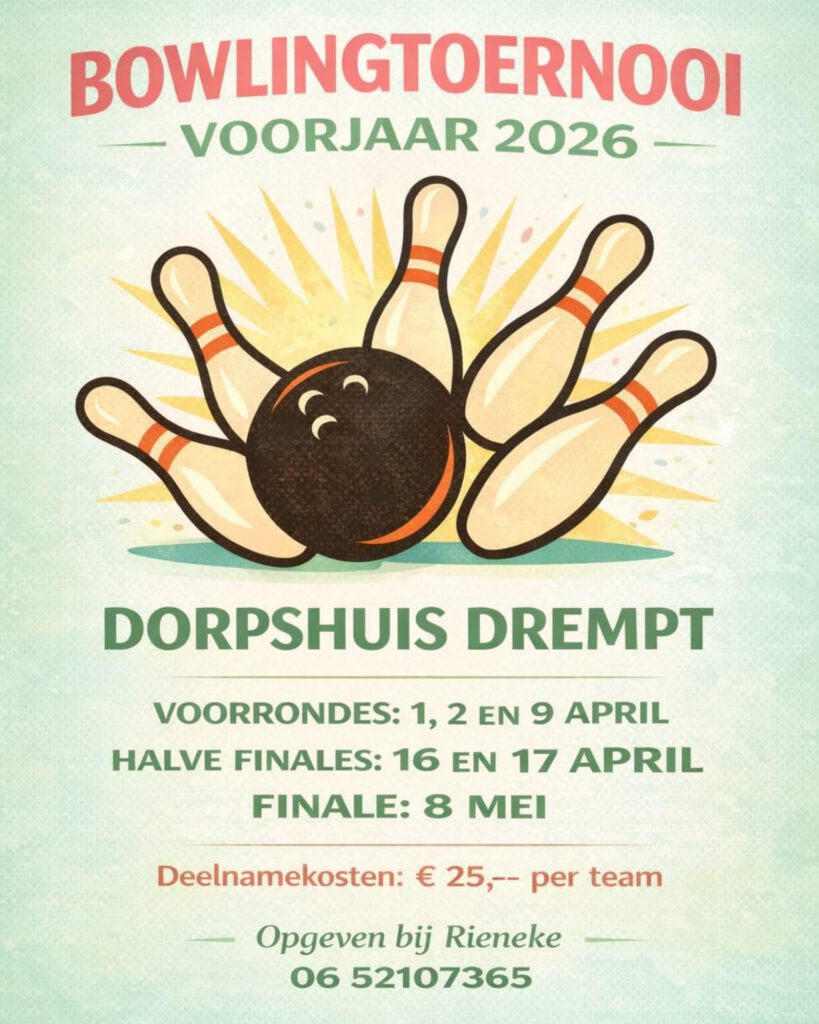 Lees meer over het artikel Ja hoor, daar is ie weer: het leukste bowlingtoernooi in de omtrek!