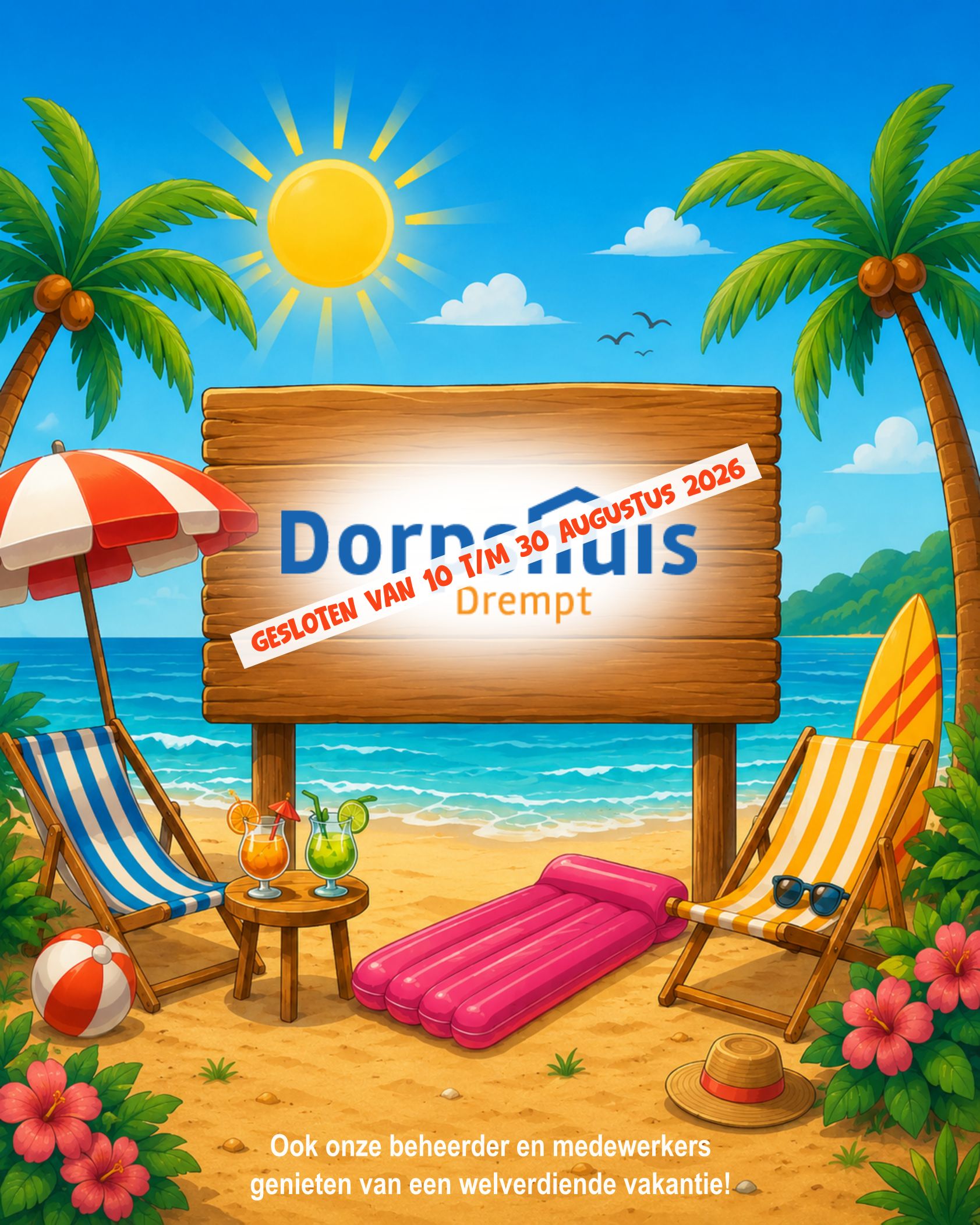 Zomervakantie – update